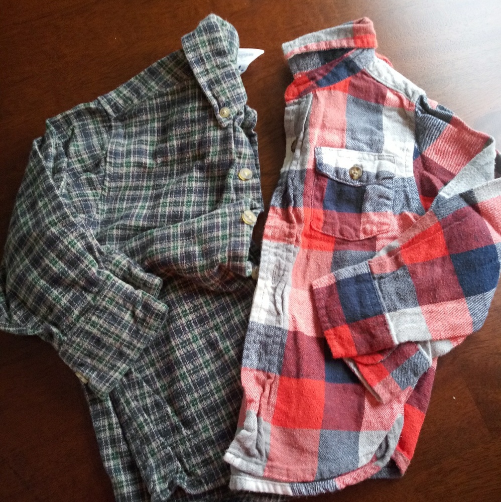 Boys flannels.